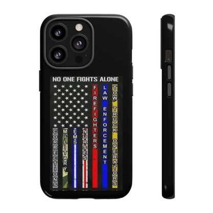 No One Fights Alone iPhone Case