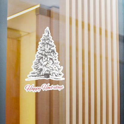 Happy Howl-idays Vinyl Decal