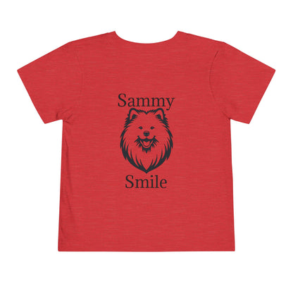 Sammy Smile Toddler Unisex Short Sleeve Crewneck Tee