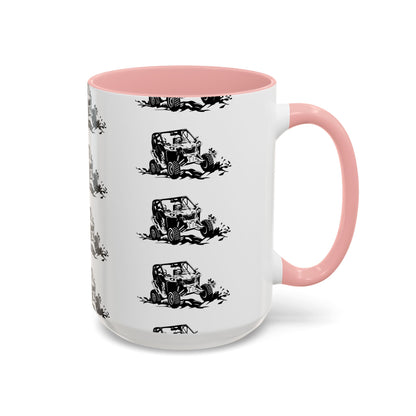 Slingin' Mud Side By Side 2-Tone Coffee Mug