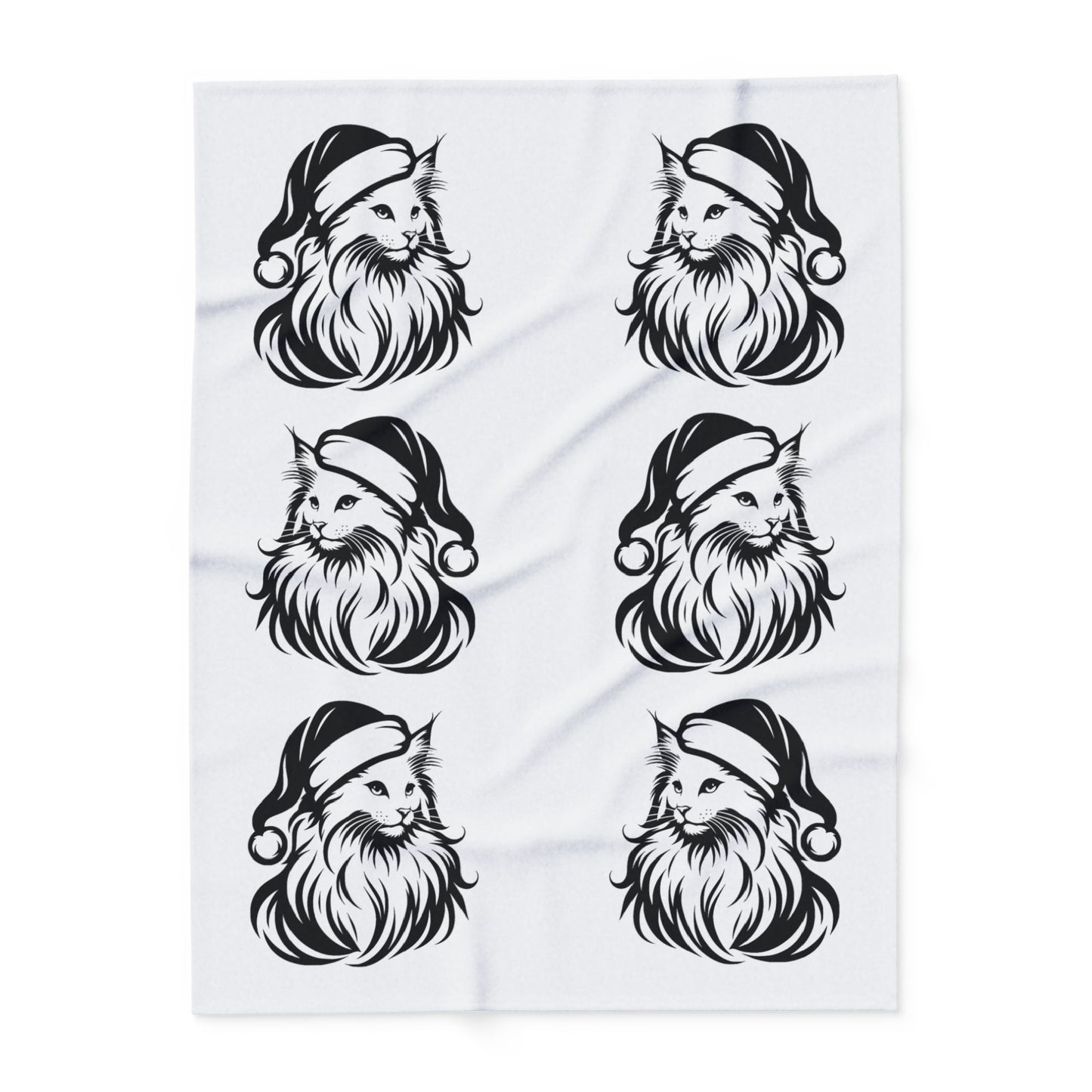 Santa Paws Cat Arctic Fleece Blanket