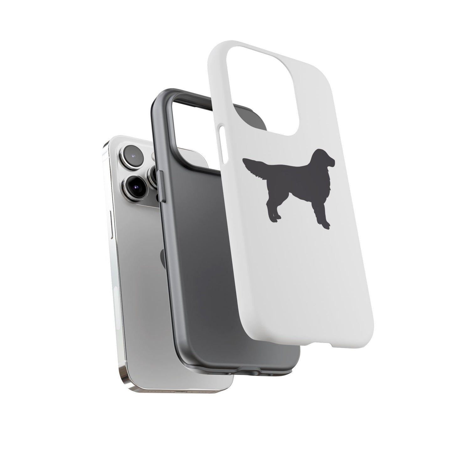 Golden Silhouette iPhone Case