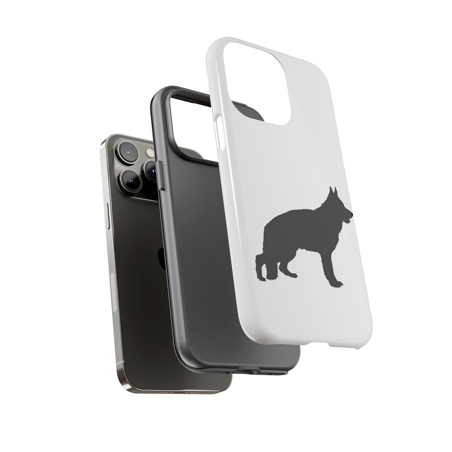 German Shepherd Silhouette iPhone Case