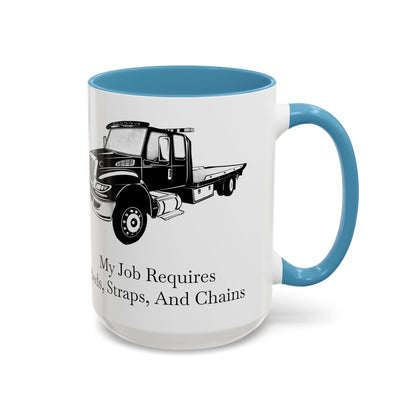 Beds, Straps, And Chains 2-Tone Coffee Mug