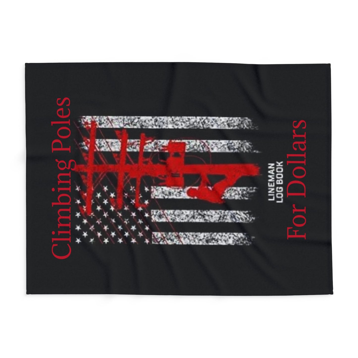 Climbing Poles Arctic Fleece Blanket