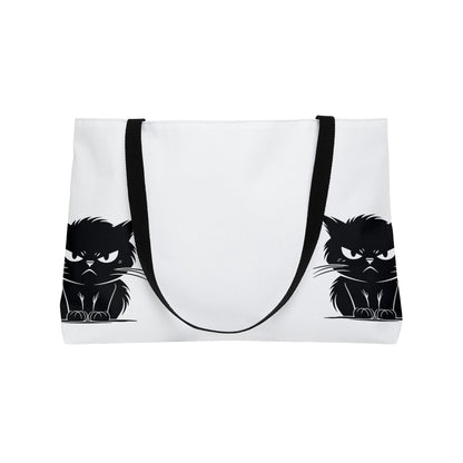 Angry Cat Weekender Tote Bag