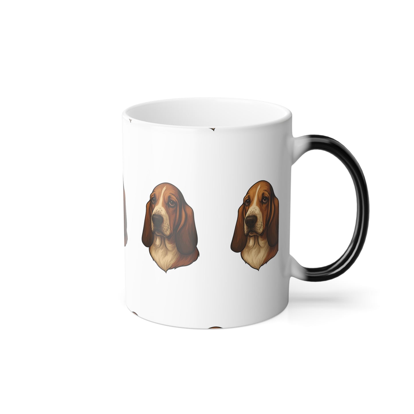 Basset Hound Head Color Changing Mug