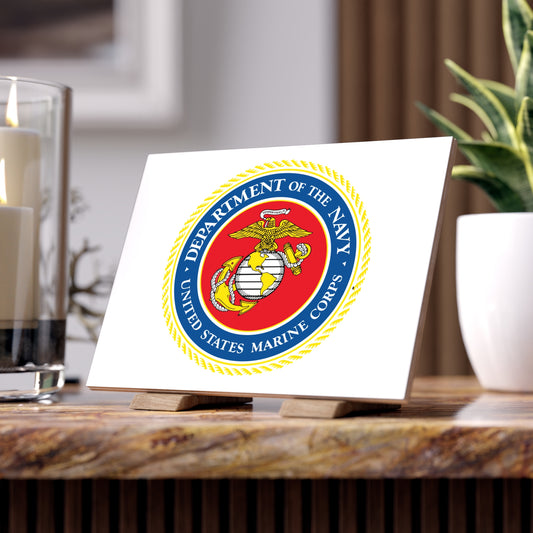 US Marine Corps Ceramic Photo Tile