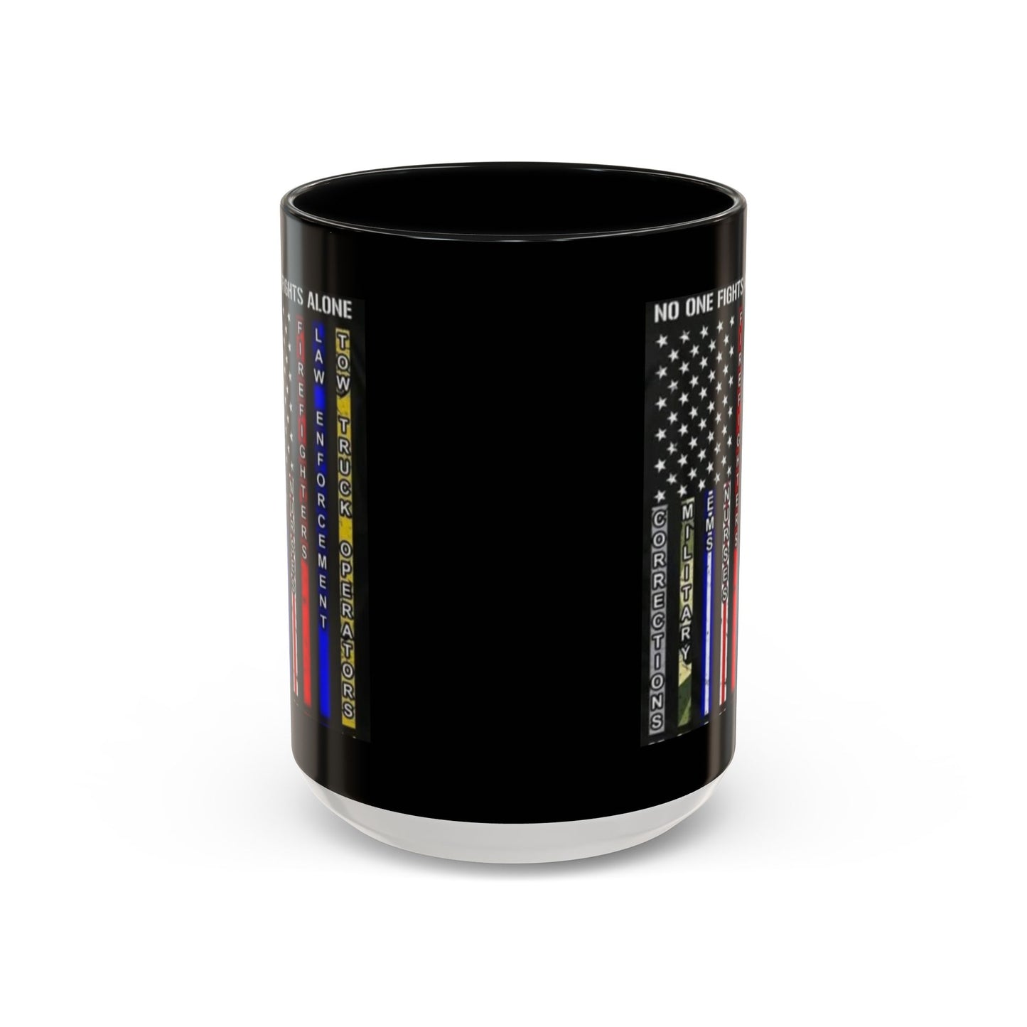 No One Fights Alone 2-Tone Coffee Mug