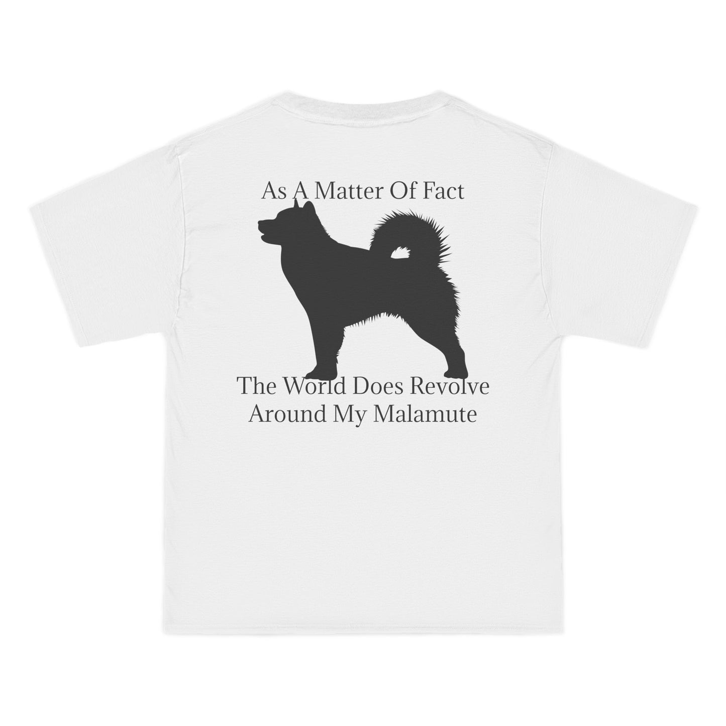 Matter Of Fact Malamute Men's Short-Sleeve Crewneck Tee
