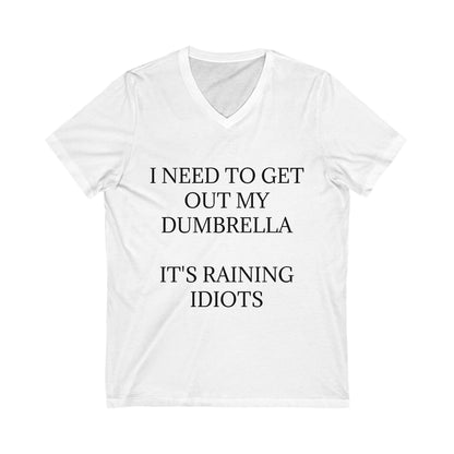 Dumbrella Unisex Short Sleeve V-Neck Tee