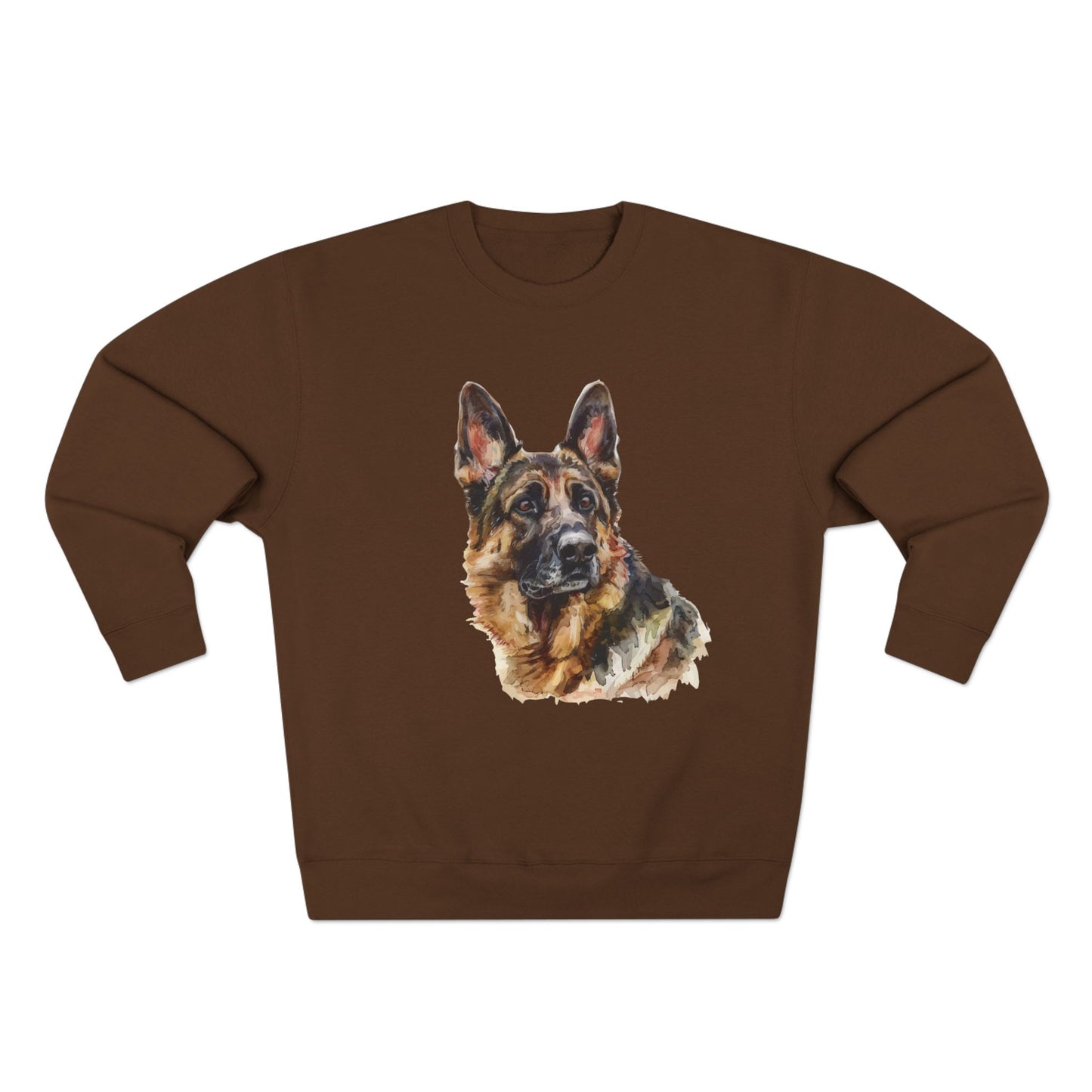 German Shepherd Head Unisex Crewneck Sweatshirt