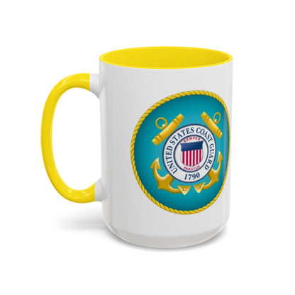 US Coast Guard 2-Tone Coffee Mug