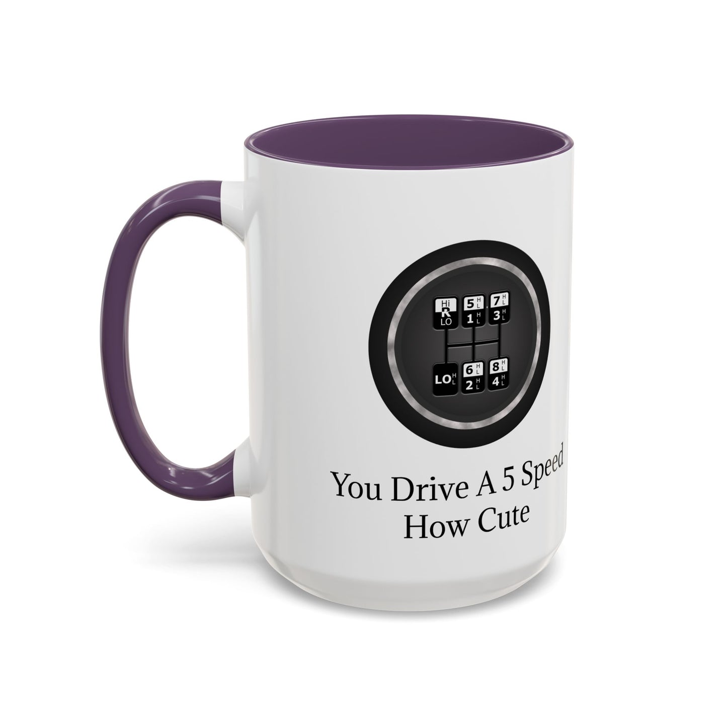 5 Speed How Cute 2-Tone Coffee Mug