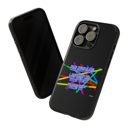 Glow Sticks iPhone Case