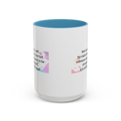 Note To Self 2-Tone Coffee Mug