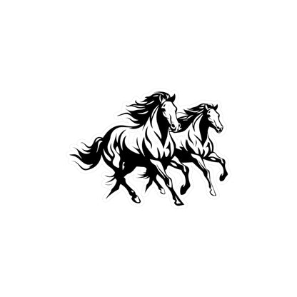 Horsin' Around Vinyl Decal