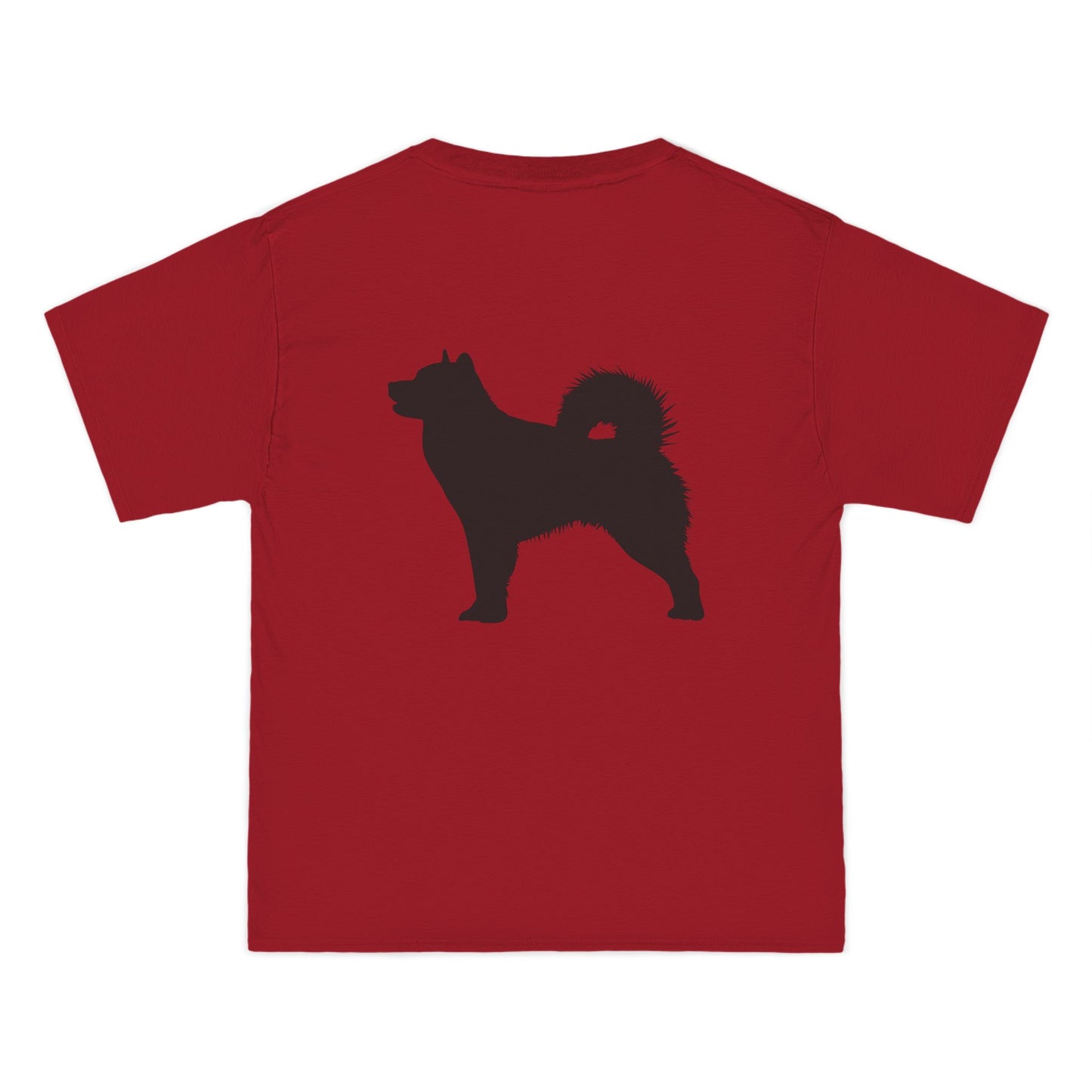 Malamute Silhouette Men's Short-Sleeve Crewneck Tee