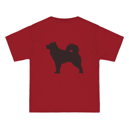Malamute Silhouette Men's Short-Sleeve Crewneck Tee