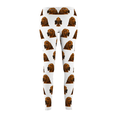 Bloodhound Head Women's Ankle Leggings