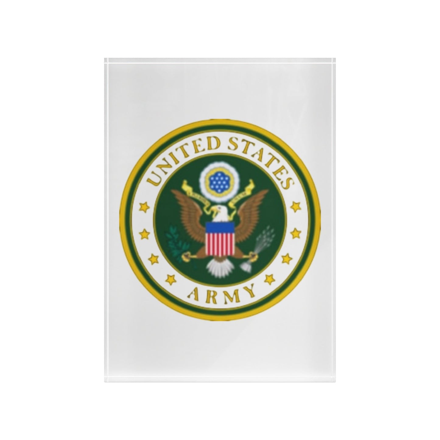 US Army Acrylic Photo Block