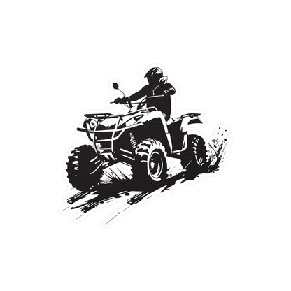 Slingin' Mud Quad Vinyl Decal
