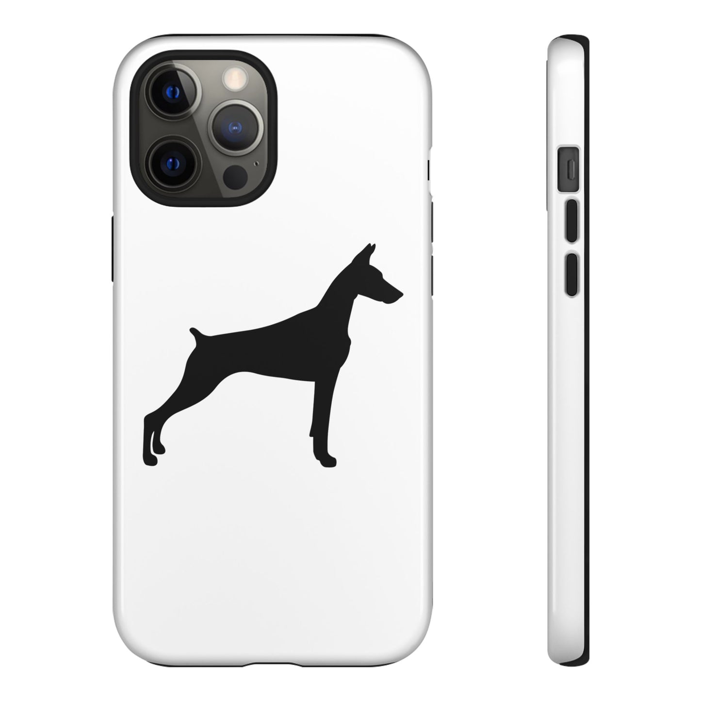 Doberman Silhouette iPhone Case
