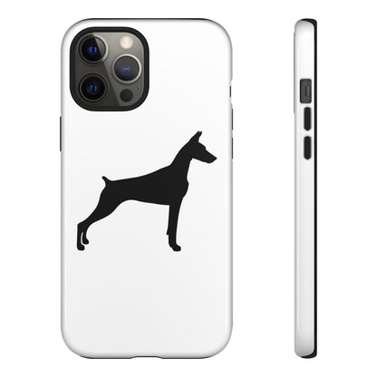 Doberman Silhouette iPhone Case