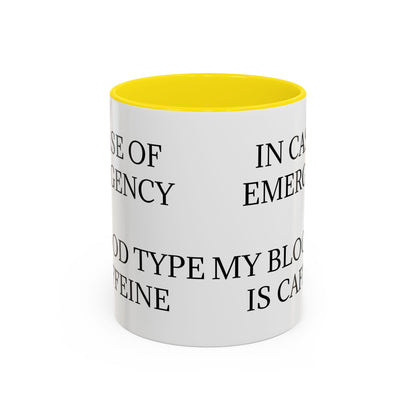 Blood Type 2-Tone Coffee Mug