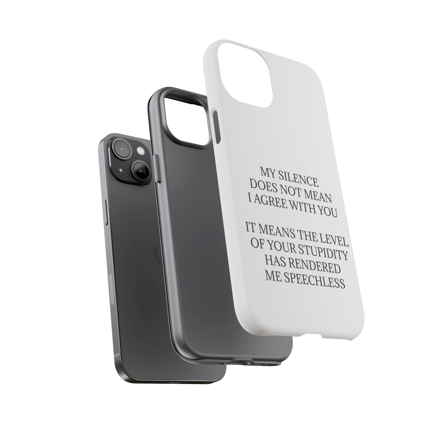 Speechless iPhone Case