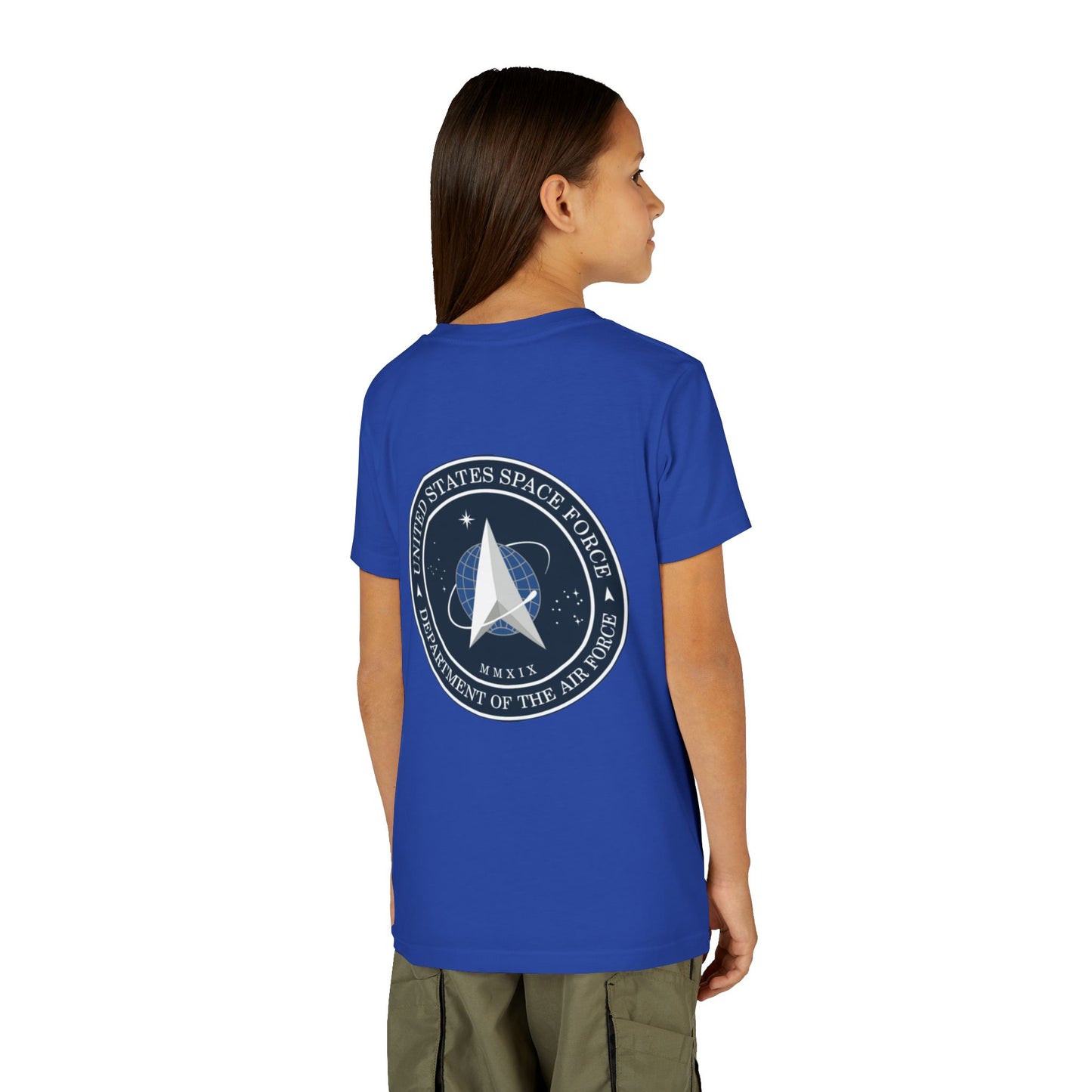 US Space Force Youth Unisex Short Sleeve Crewneck Tee