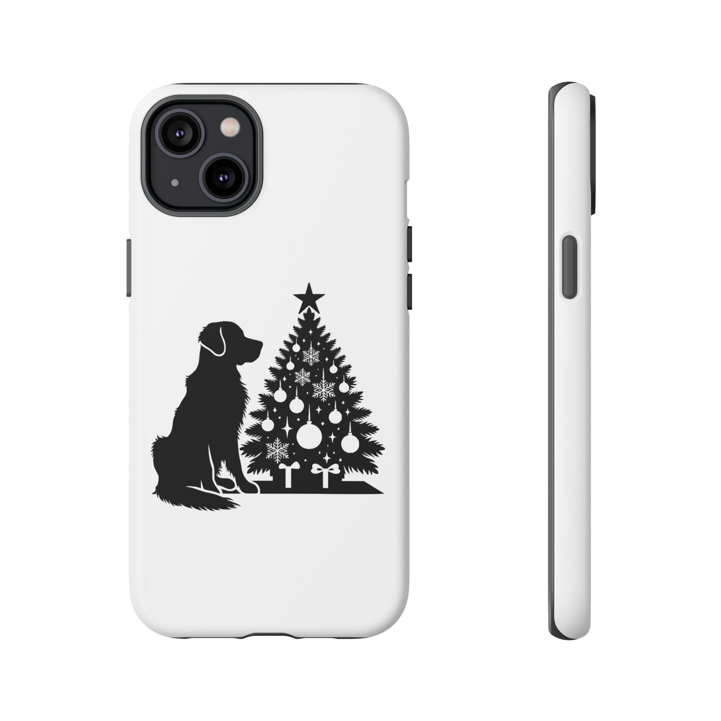 Golden Christmas Tree iPhone Case