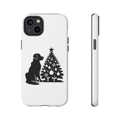 Golden Christmas Tree iPhone Case