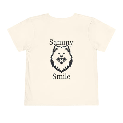Sammy Smile Toddler Unisex Short Sleeve Crewneck Tee