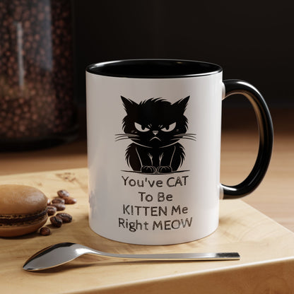 Kitten Me 2-Tone Coffee Mug