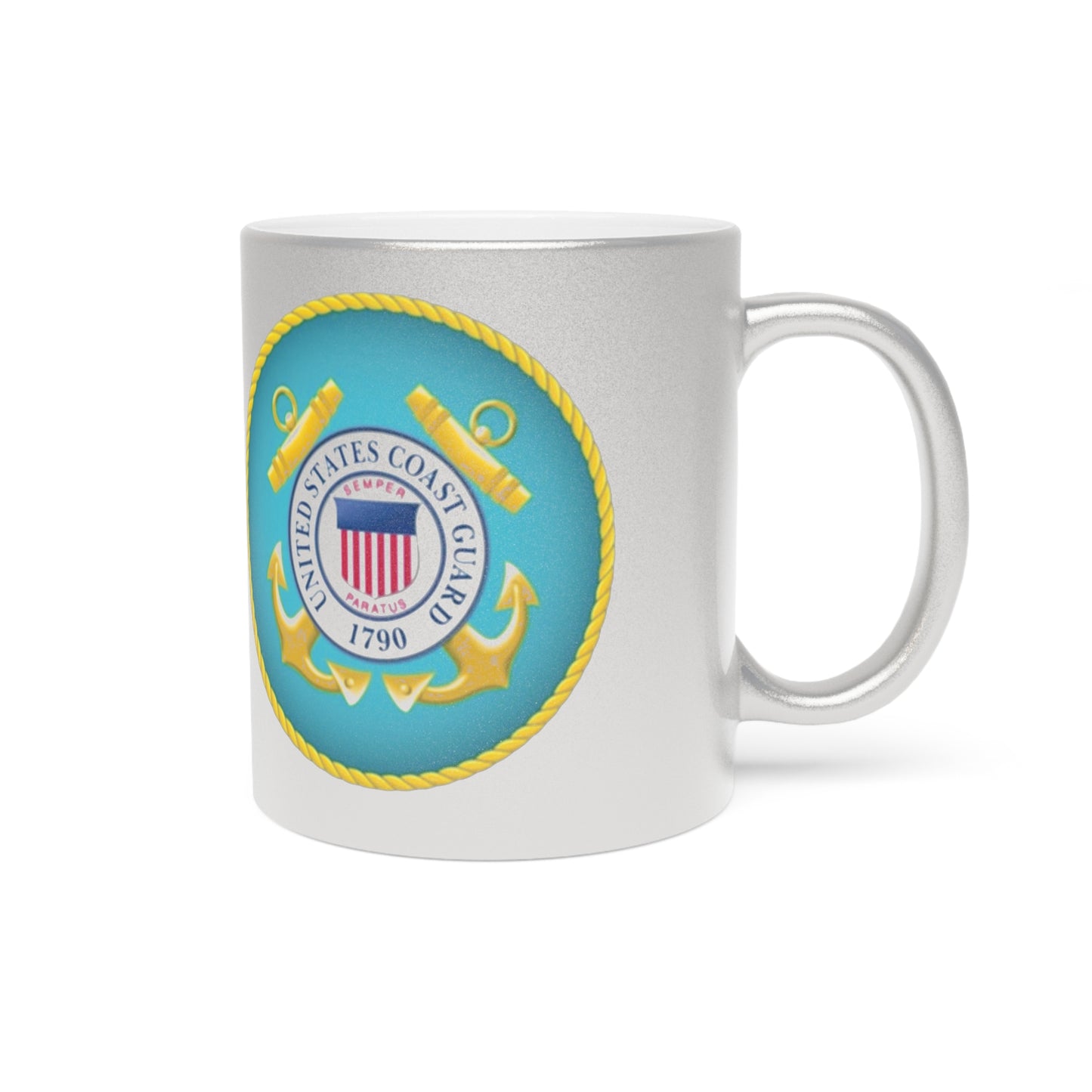 US Coast Guard Metallic Coffee Mug