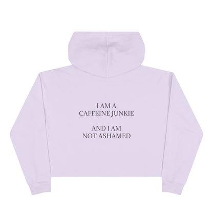 Caffeine Junkie Women's Crop Hoodie