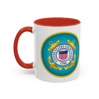 US Coast Guard 2-Tone Coffee Mug