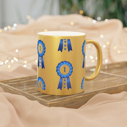 Show Ribbon Metallic Coffee Mug