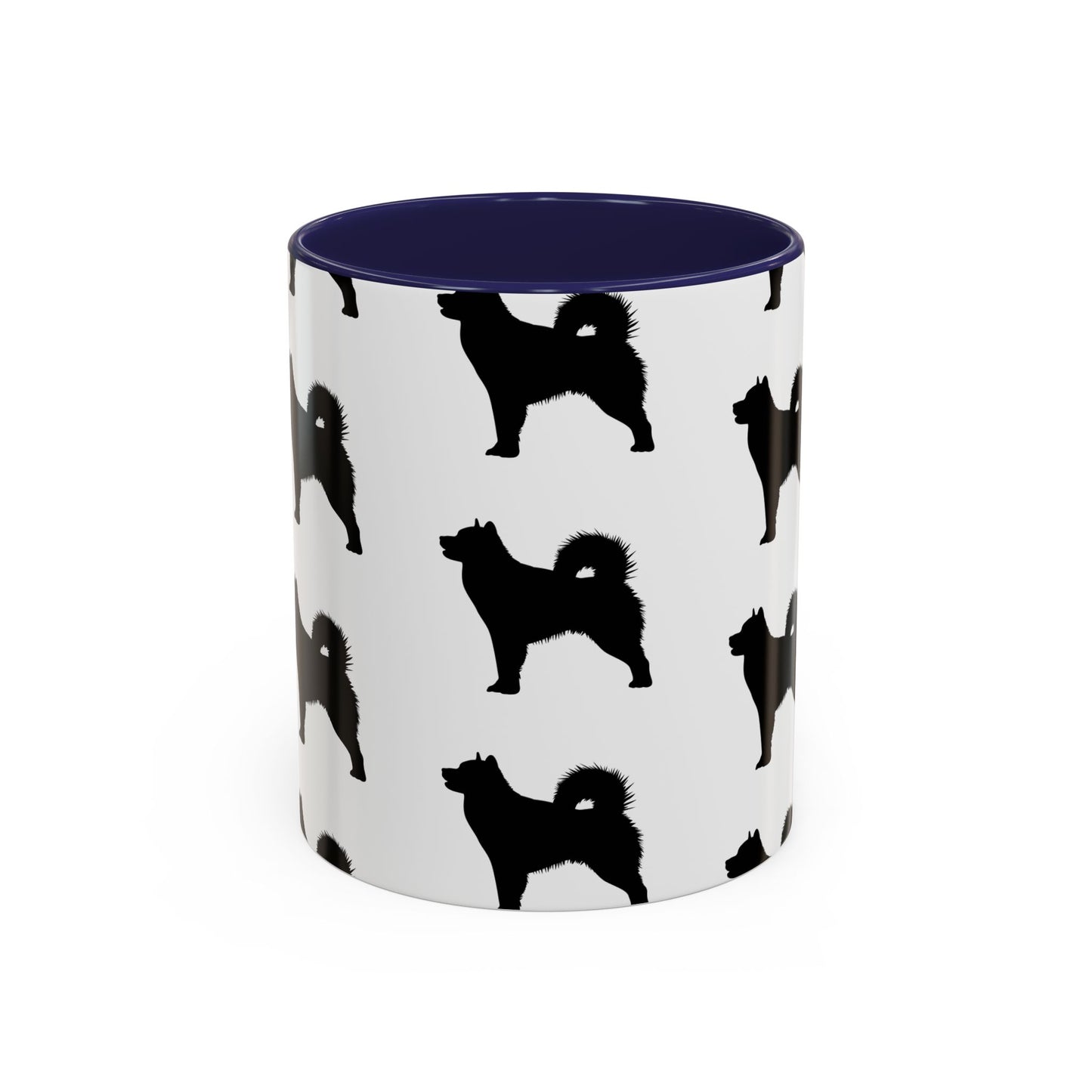 Malamute Silhouette 2-Tone Coffee Mug