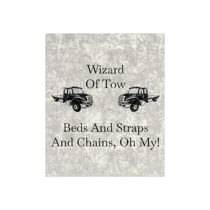 Wizard Of Tow Crushed Velvet Blanket