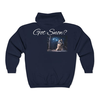Got Snow? Unisex Full Zip Hoodie