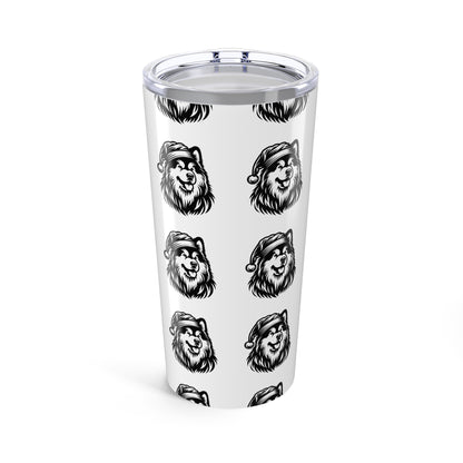 Santa Paws Malamute Tumbler