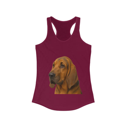 Bloodhound Head Women's Racerback Tank