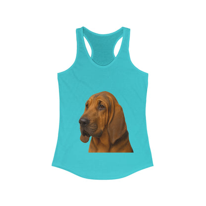 Bloodhound Head Women's Racerback Tank