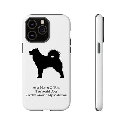 Matter Of Fact Malamute iPhone Case