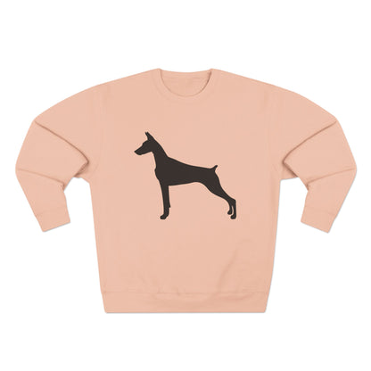 Doberman Silhouette Unisex Crewneck Sweatshirt