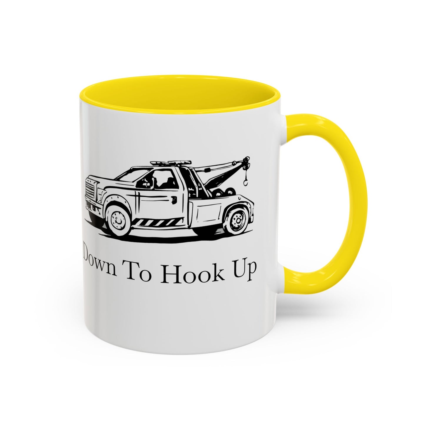 Down To Hook Up 2-Tone Coffee Mug