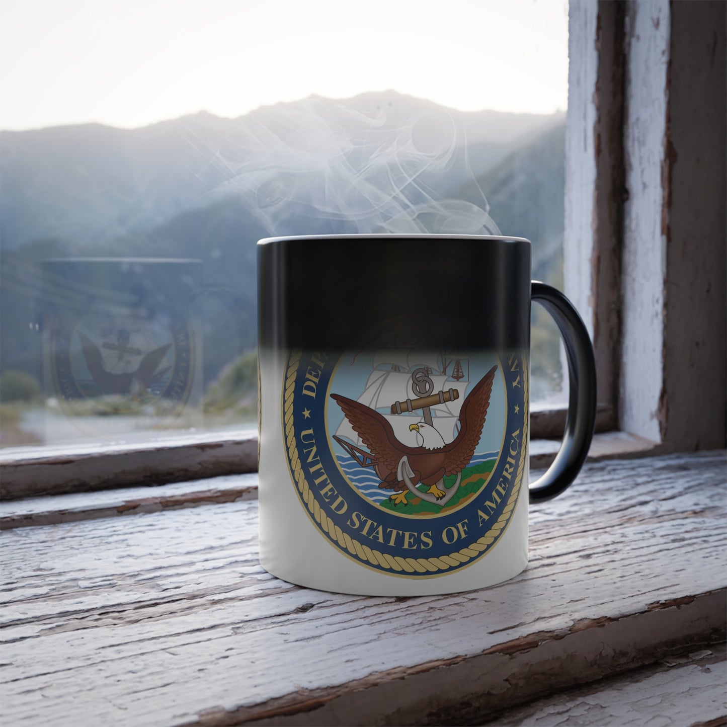 US Navy Color Changing Mug