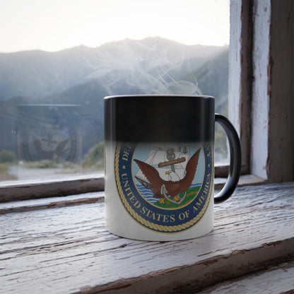 US Navy Color Changing Mug